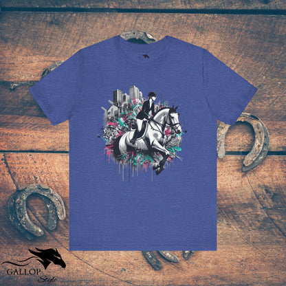 T-Shirt Heather True Royal / S Urban Pastel Horse & Rider GS_4 T-Shirt