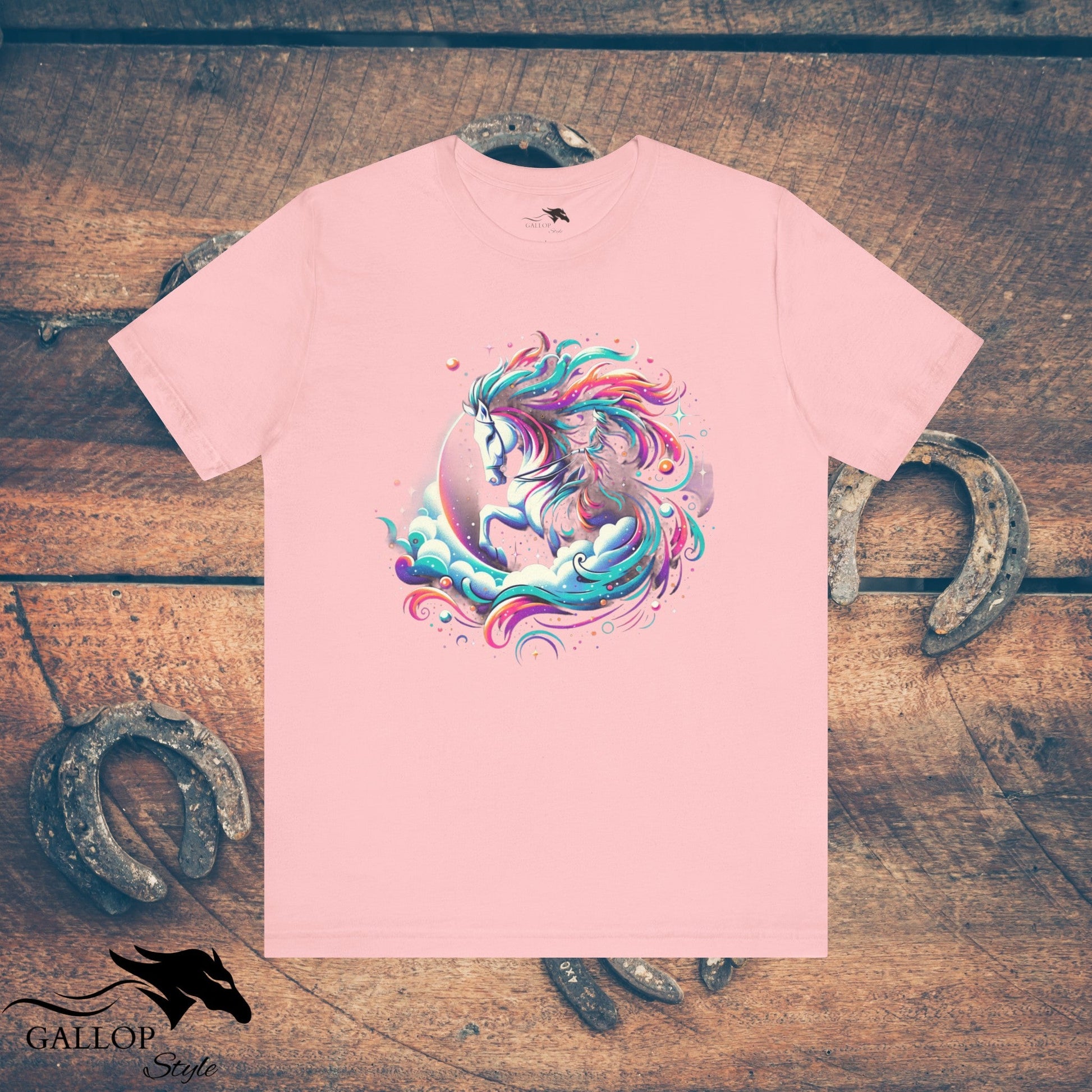 T-Shirt Pink / S Celestial Horse & Rider T-Shirt GS_18