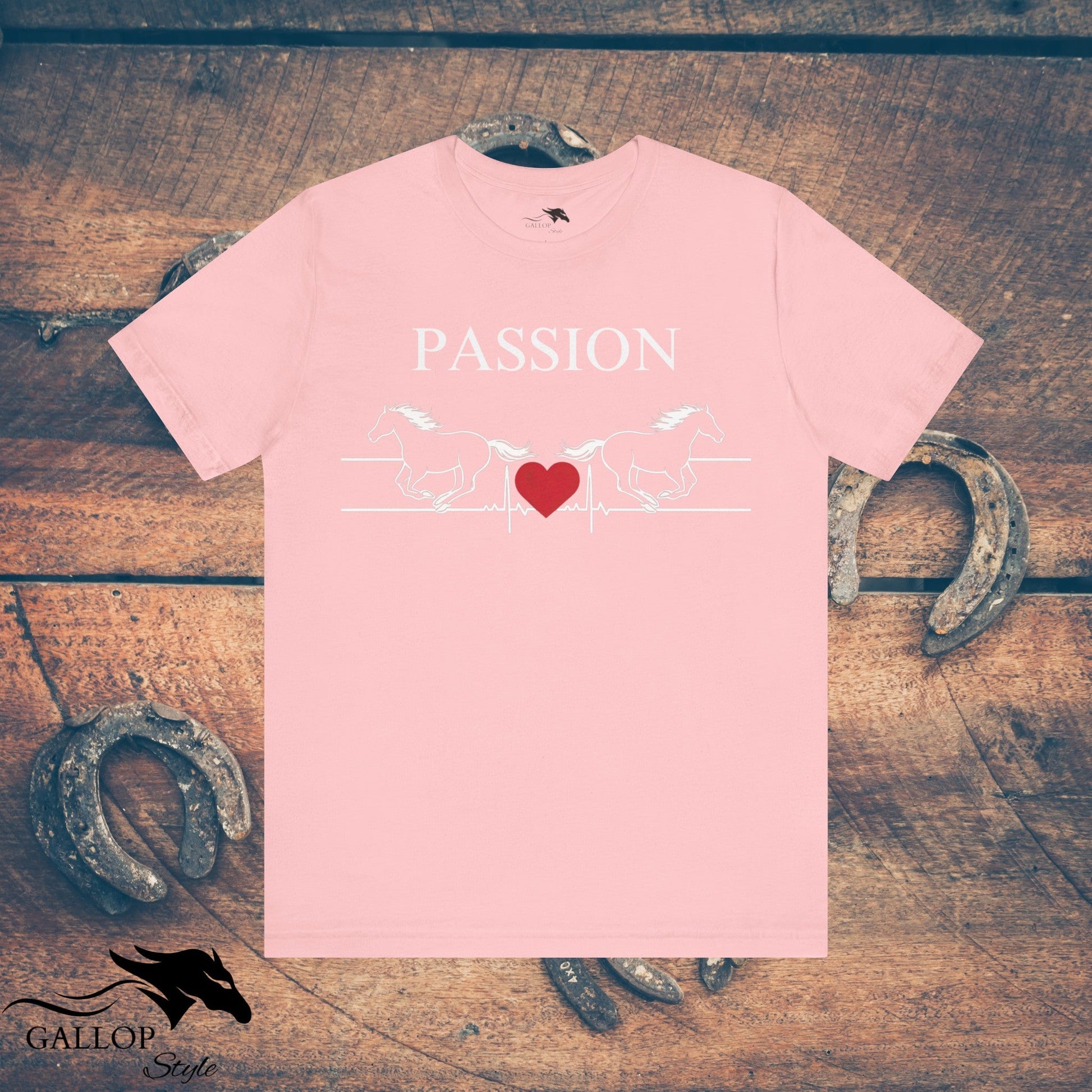 T-Shirt Pink / S Heartbeat Passion Red Heart T-Shirt GS_51