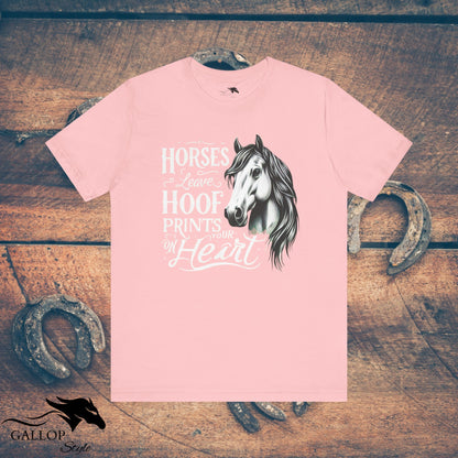 T-Shirt Pink / S Horses Leave Hoof Prints GS-2 T-Shirt