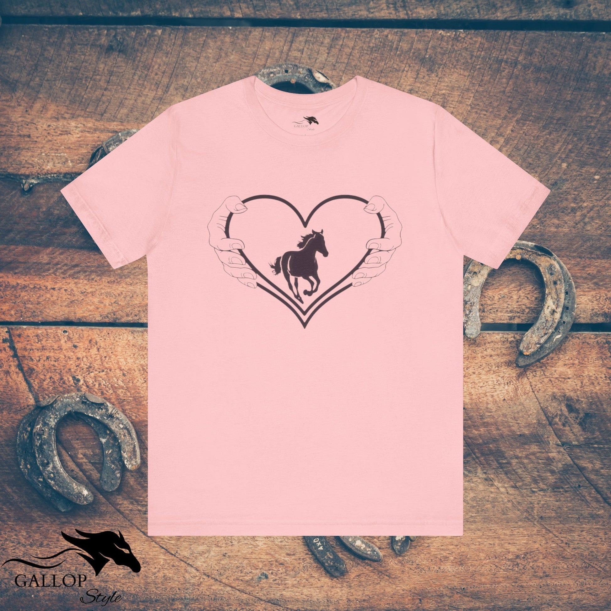 T-Shirt Pink / S Love a Horse T-Shirt GS_31