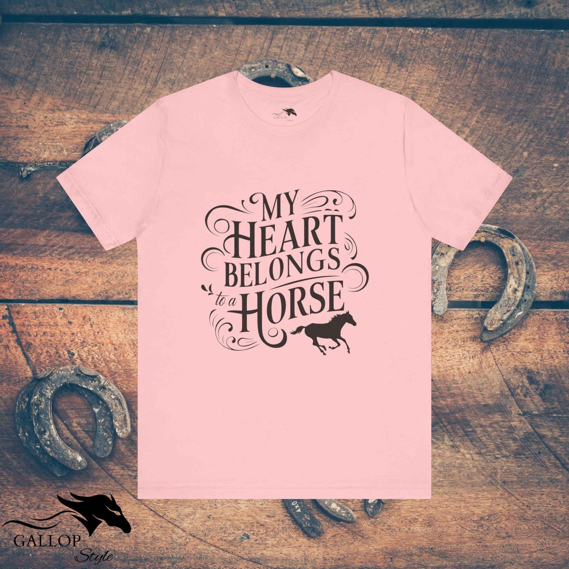 T-Shirt Pink / S My Heart Belongs Vintage T-Shirt GS_24