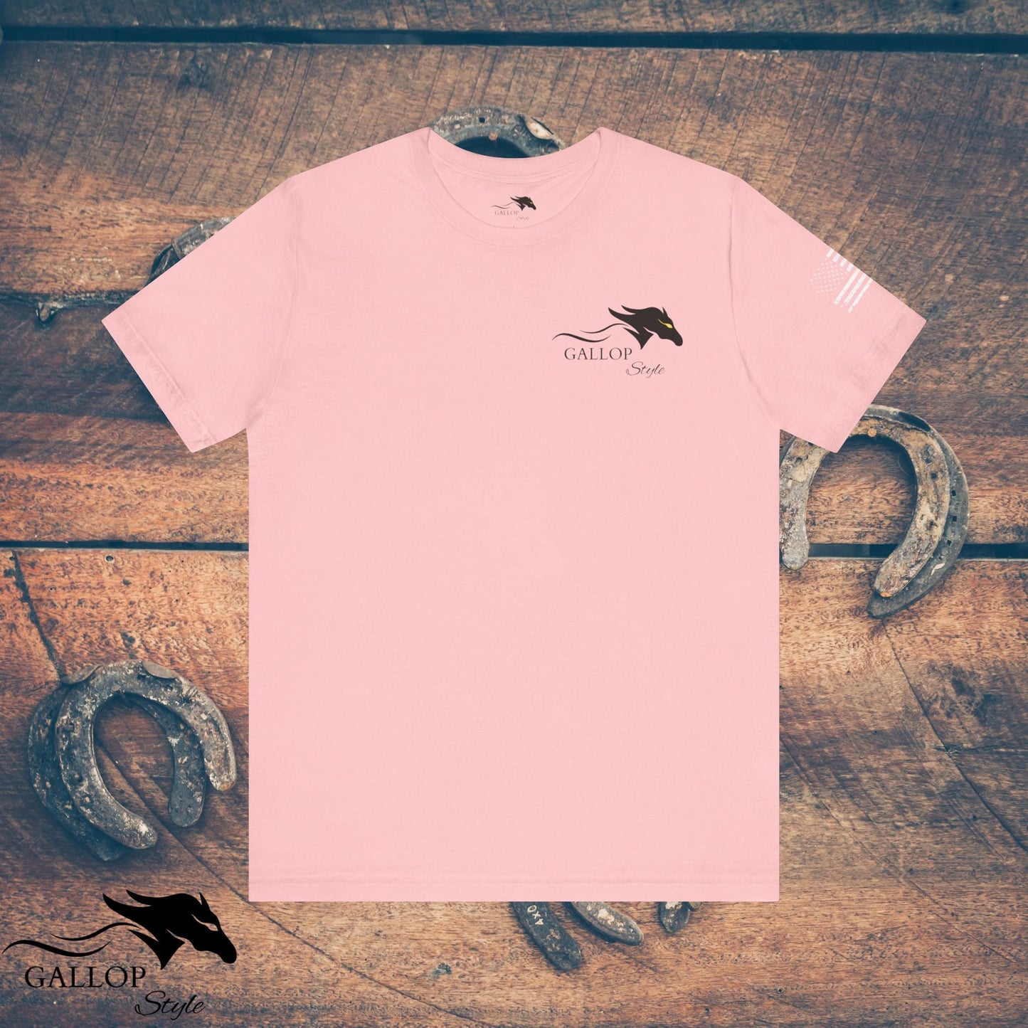 T-Shirt Pink / S Premium Heartbeat Horse Definition Multi Print T-Shirt GS_47