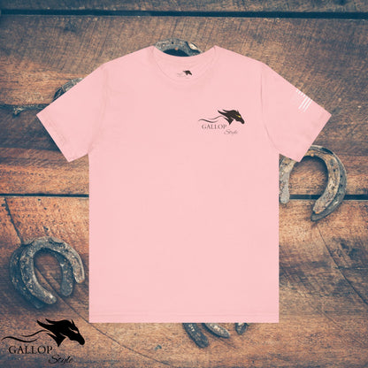 T-Shirt Pink / S Premium Heartbeat Horse Definition Multi Print T-Shirt GS_47