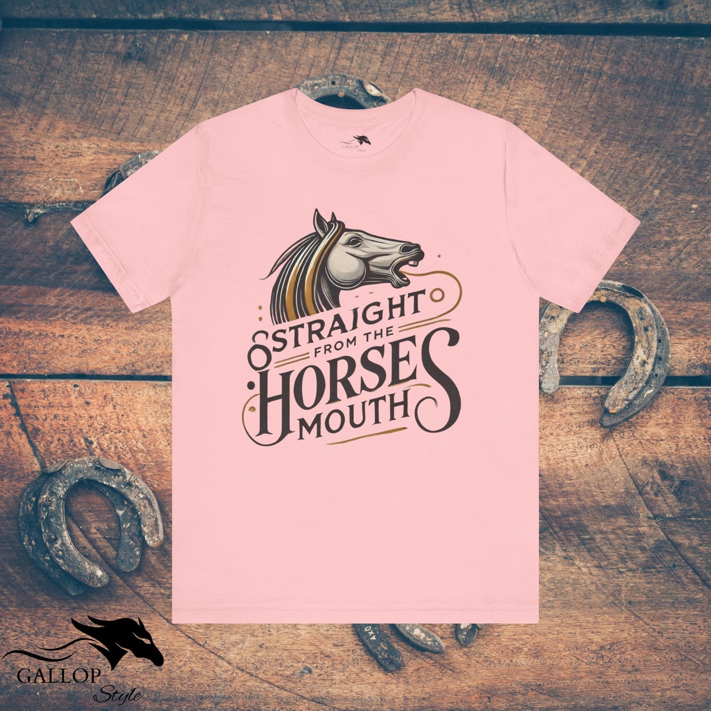 T-Shirt Pink / S Straight from Horses Mouth T-Shirt GS_11