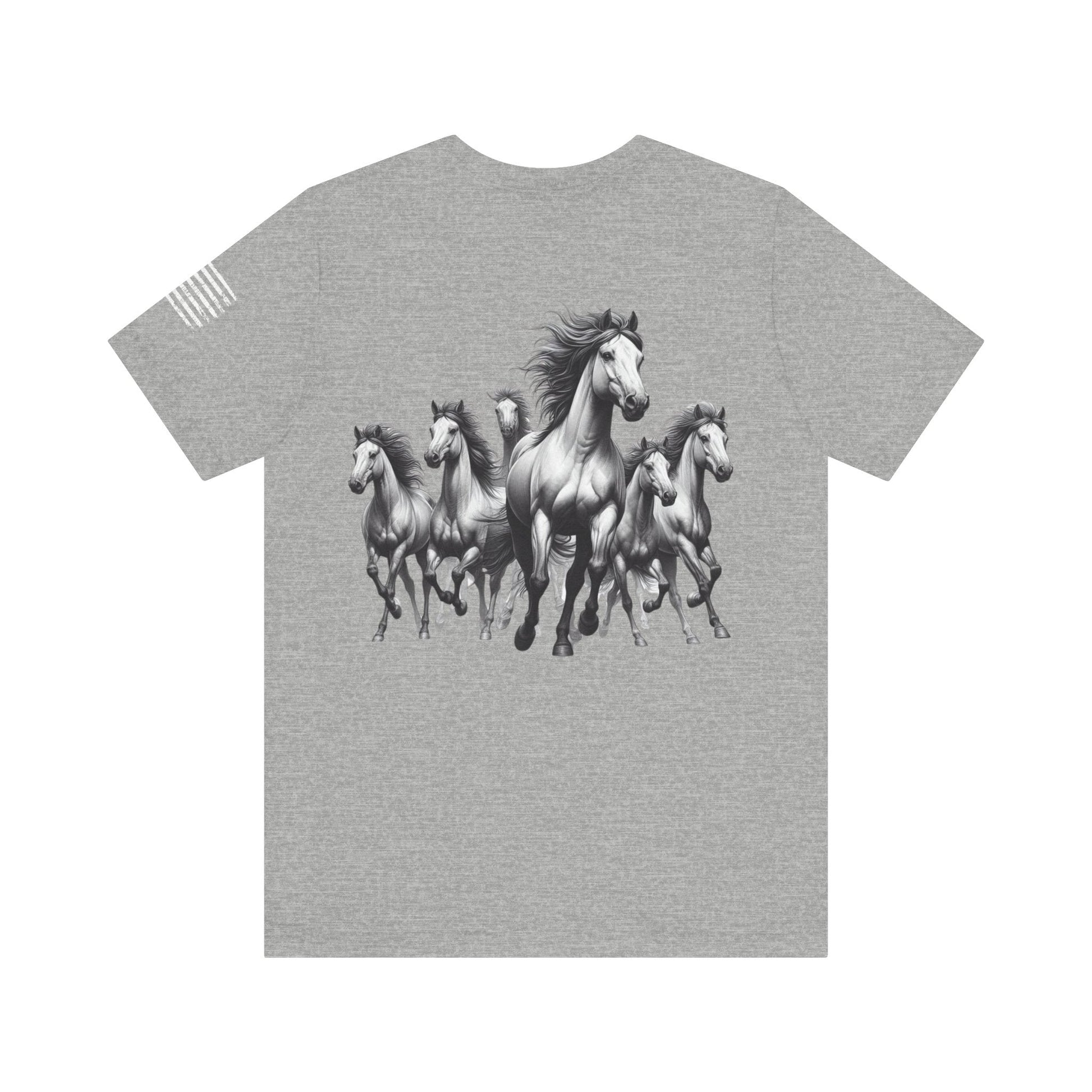 T-Shirt Premium Wild Horses Multi Print T-Shirt GS_16