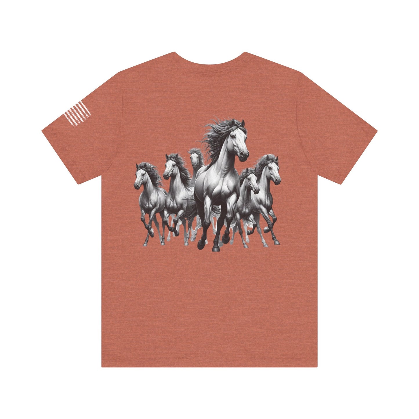 T-Shirt Premium Wild Horses Multi Print T-Shirt GS_16