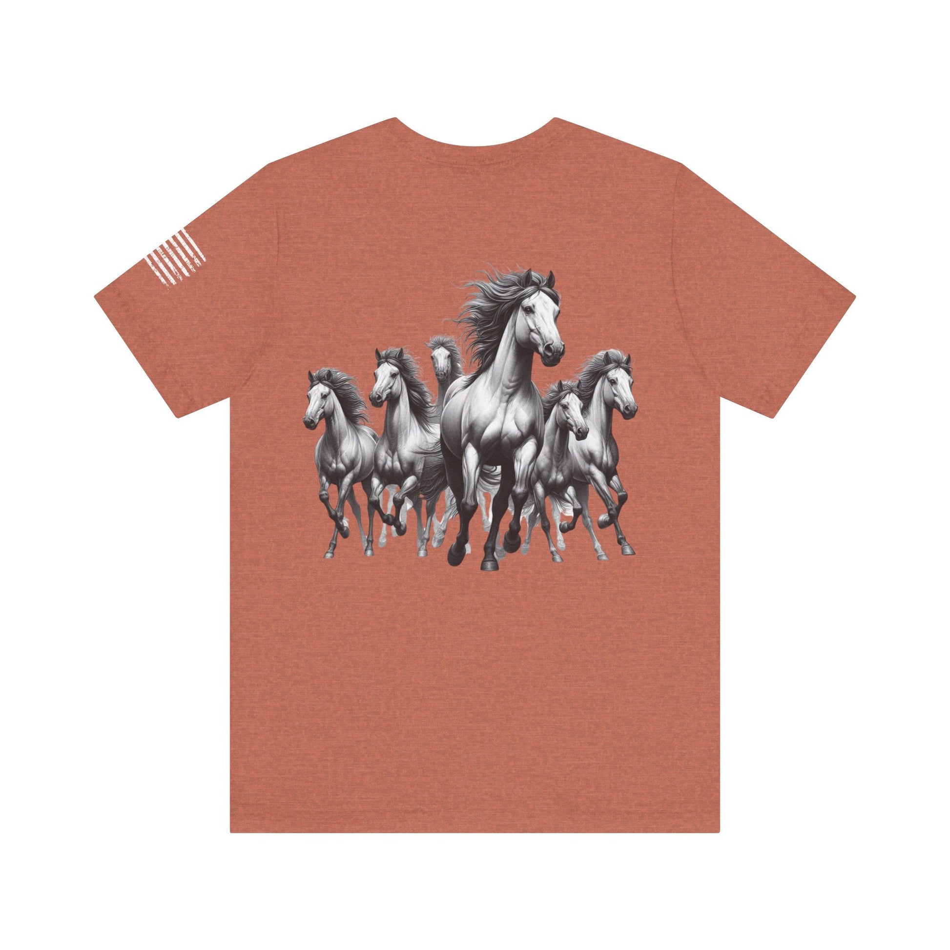 T-Shirt Premium Wild Horses Multi Print T-Shirt GS_16