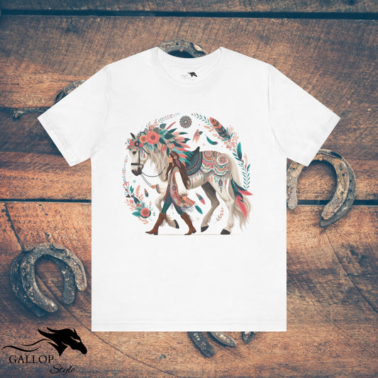 T-Shirt White / S BOHO Horse Walker T-Shirt GS_48