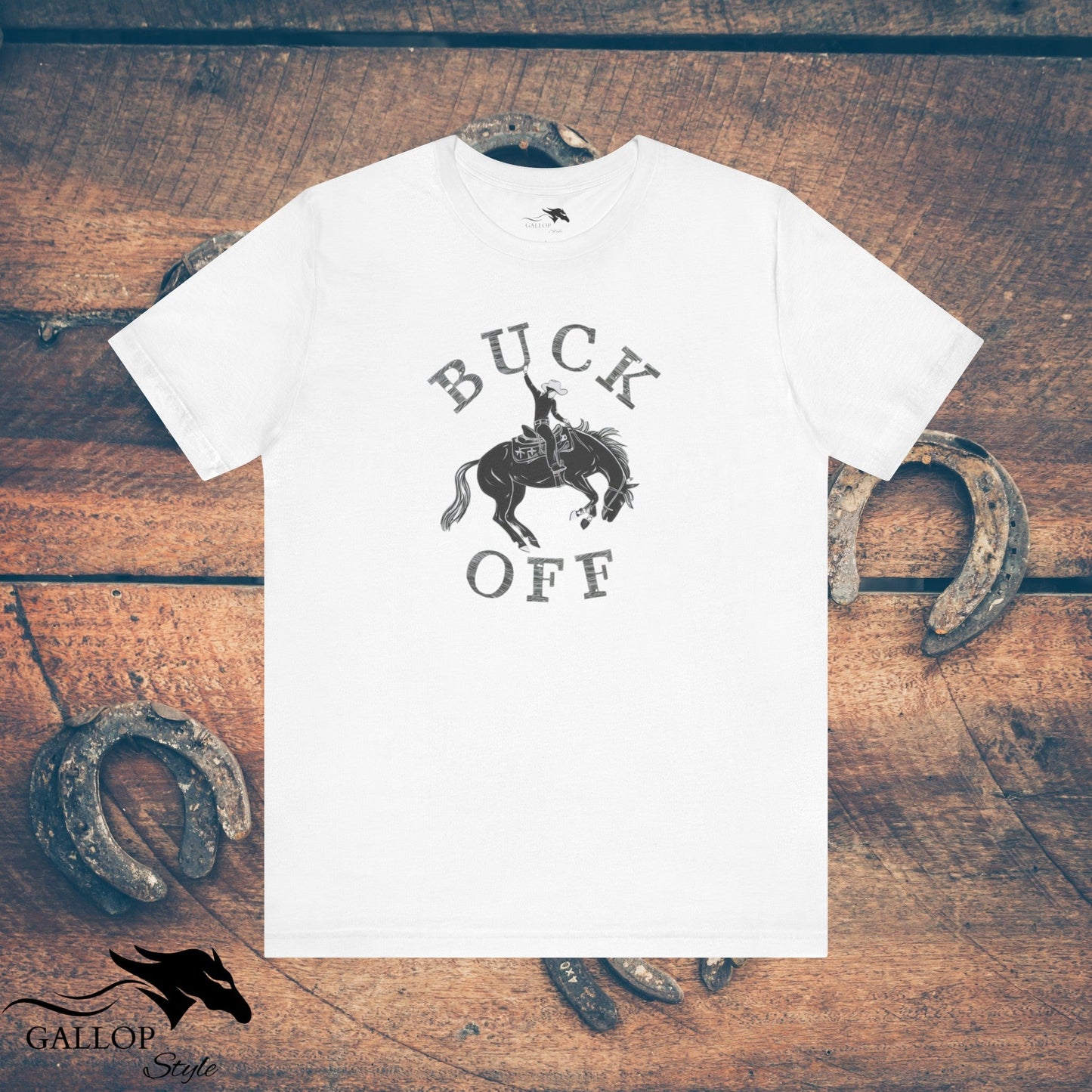 T-Shirt White / S Buck Off T-Shirt GS_36