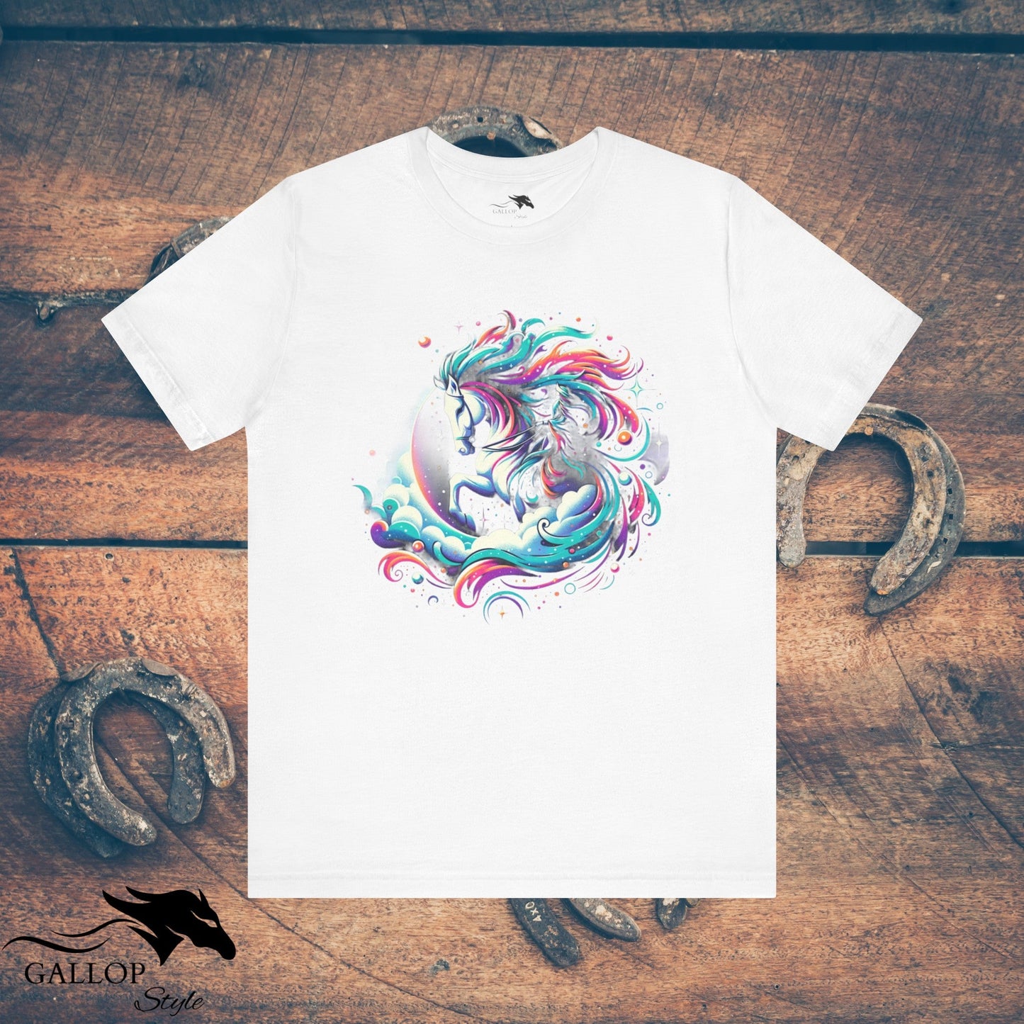 T-Shirt White / S Celestial Horse & Rider T-Shirt GS_18