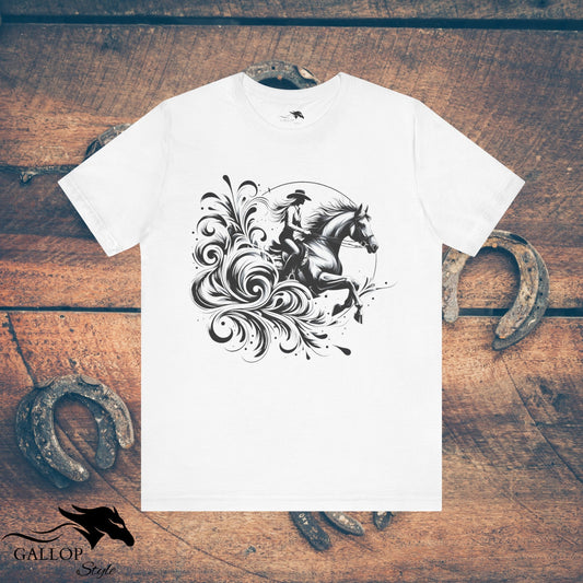 T-Shirt White / S Female Gallop Splash T-Shirt GS_38