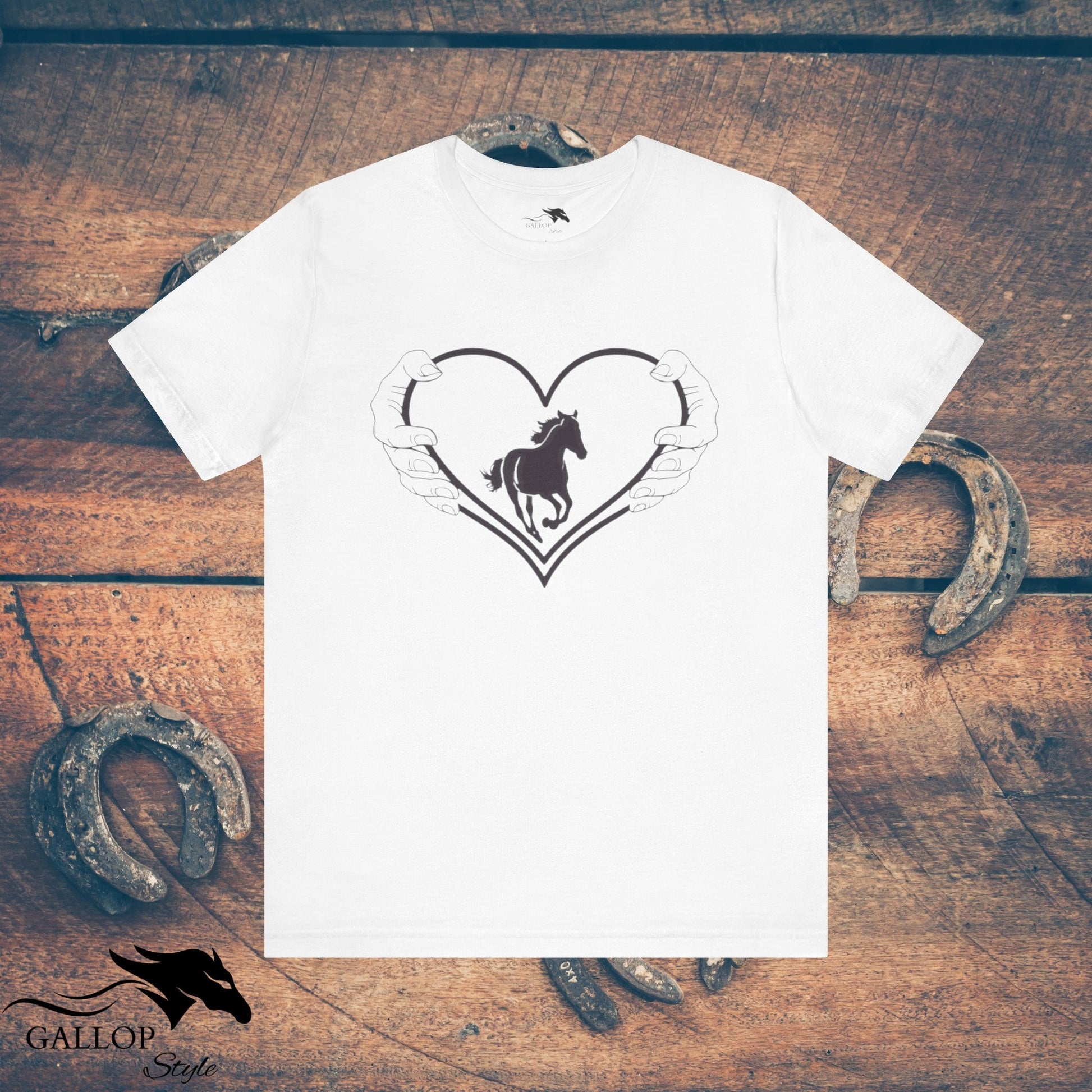 T-Shirt White / S Love a Horse T-Shirt GS_31